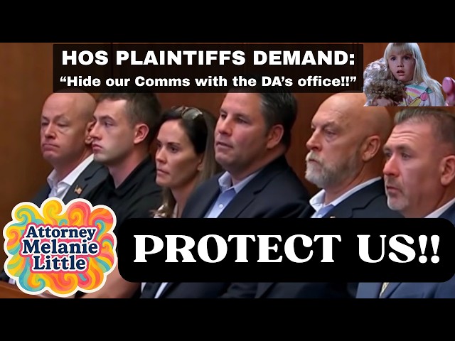 BREAKING: HOS PLTFS in Defamation Case v READ & KEARNEY  Beg Judge: "Seal Our Comms w/ DA's Office!