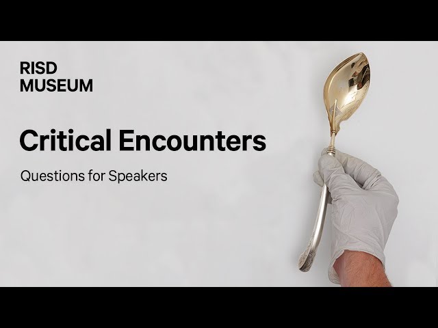 Critical Encounters / Questions for Speakers