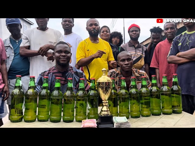 DRINKING COMPETITION FIRST PERSON TO FINISH 7 BOTTLES WIN 100,000
