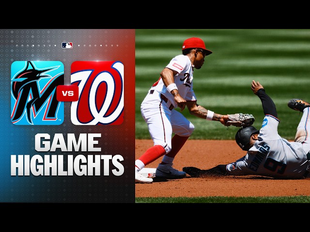 Marlins vs. Nationals Game Highlights (6/3/26) | MLB Highlights