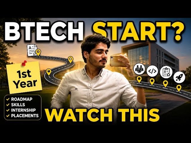 What Should You Do After Taking Admission in BTech? | Complete Beginner Roadmap