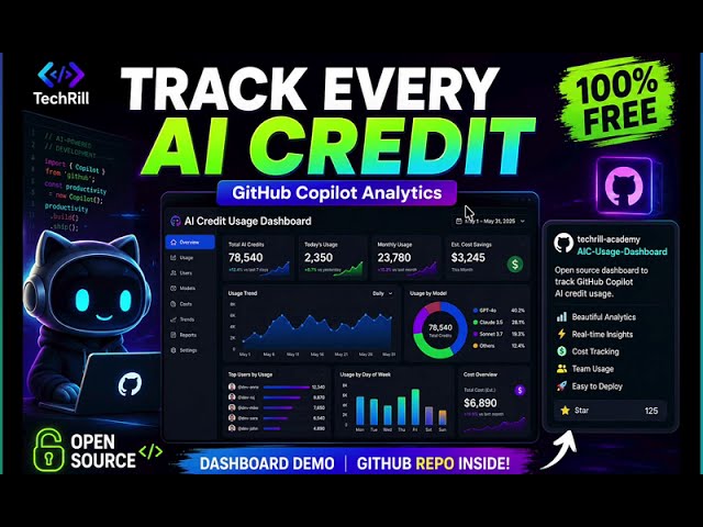 GitHub Copilot AI Usage Dashboard | Monitor AI Credits Like a Pro