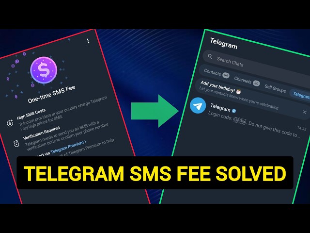 How To Fix Telegram SMS Fee Problem (2026) | iPhone & Android 100% Working Solution