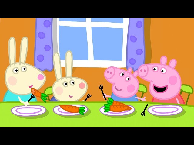 ¡Cena en Casa de Rebecca Rabbit! 🐰 | Los Cuentos de Peppa la Cerdita