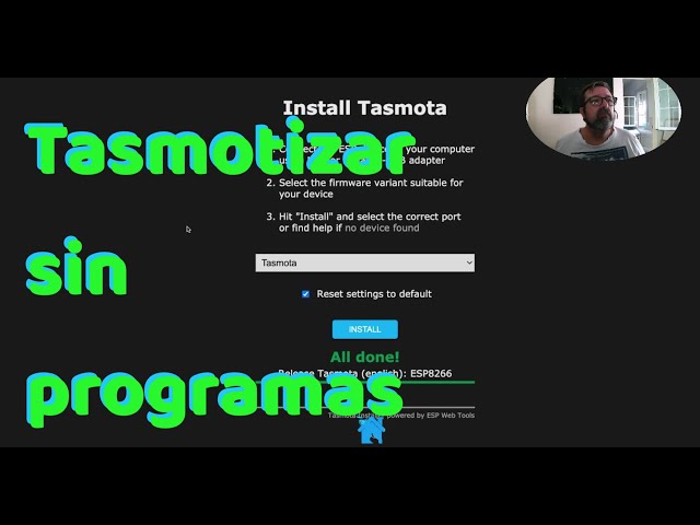 153 - Flashear Tasmota SIN programas - Trucos en 10 Minutos