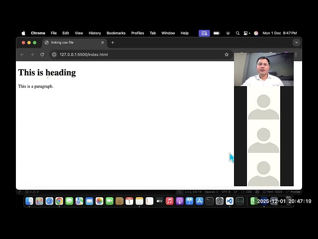 explain File Path with example code step by step | Live web development course