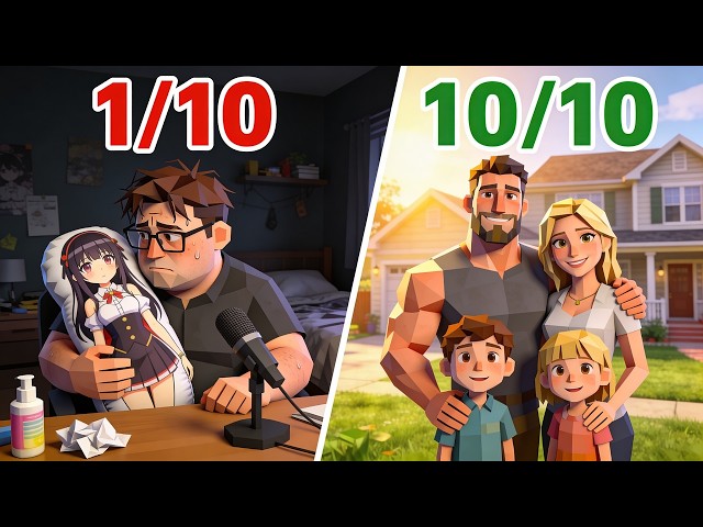 A Male's Life at Every Level of Attractiveness (1-10)