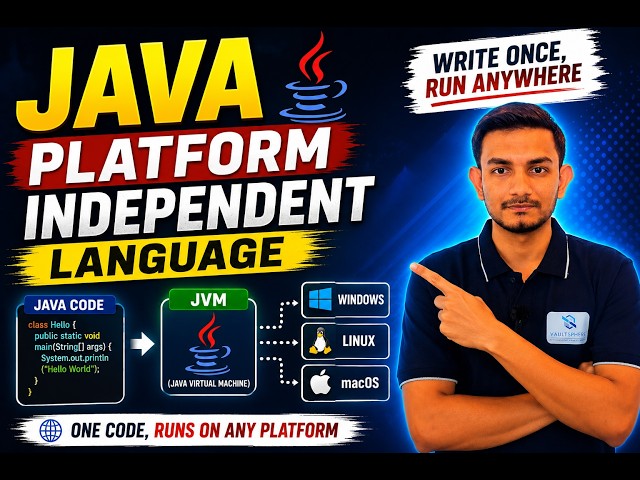 Why is Java Platform Independent? ☕ | Write Once, Run Anywhere | Java Explained