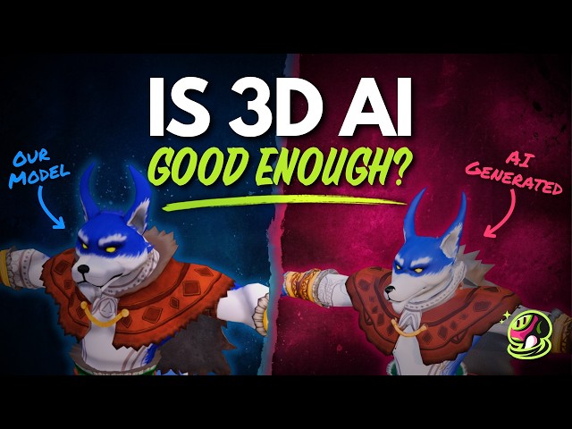 I Let AI Recreate Our 3D Models | Meshy7 & Smart Topology v2