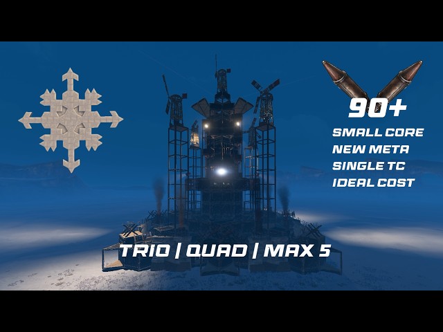 NEW META 2x2 Trio/Quad Tower Base | SINGLE TC | CHEAP | Rust Tower Base 2026