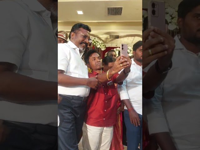 vck leader thirumavalavan avargal in marriage function #thirumavalavan #vck  #subscribe