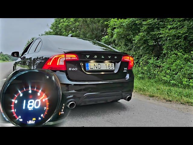 Volvo S60 T6 3.0 224 kW + POLESTAR CHIP acceleration test. Dragy GPS. #DDrive