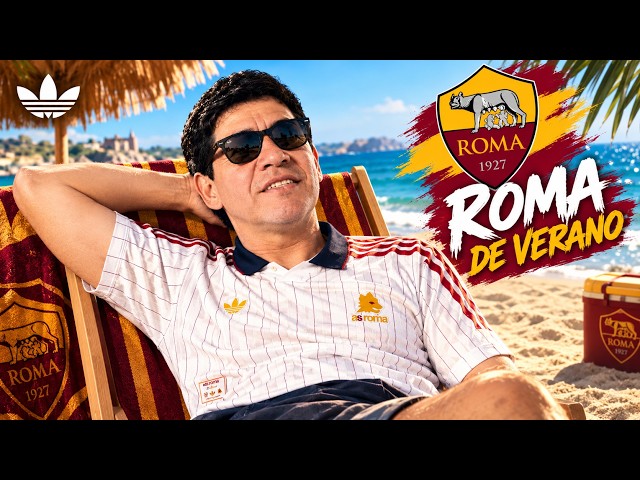 ROMA IS ON VACATION! ☀️😱 The NEW AS Roma x adidas Shirt