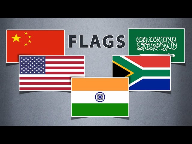 National flags of country -Flag names of country  - flags for kids