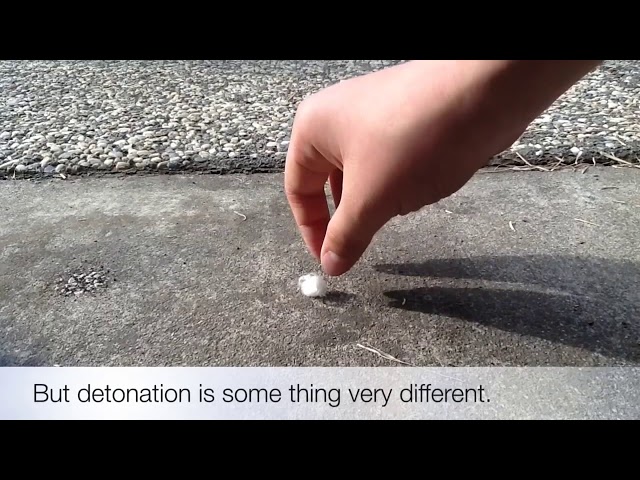 Deflagration vs Detonation