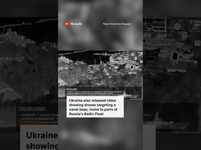 Ukrainian drones attack St Petersburg
