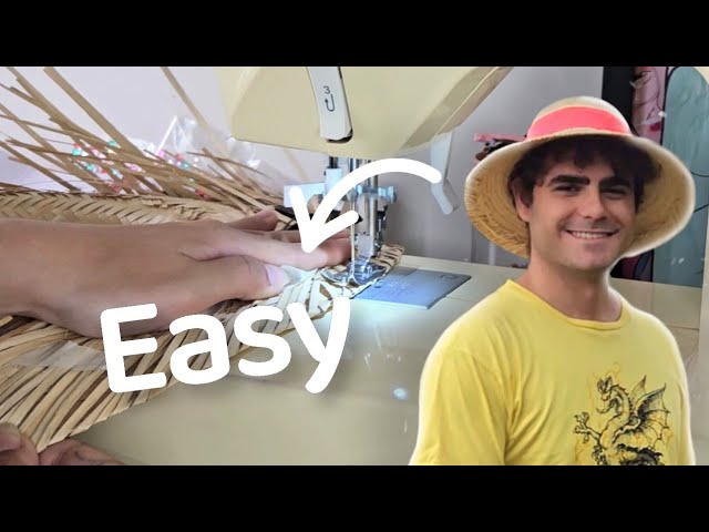 One Piece Luffy's Straw Hat Tutorial | Easy Low Budget Cosplay Tutorial 