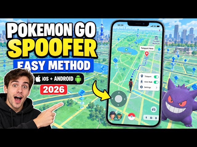 Pokemon GO Spoofer iOS & Android EASY - How To Spoof in Pokemon GO 2026 LATEST