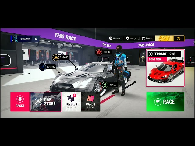 buy the NESAN GTR car and drive the car 😎