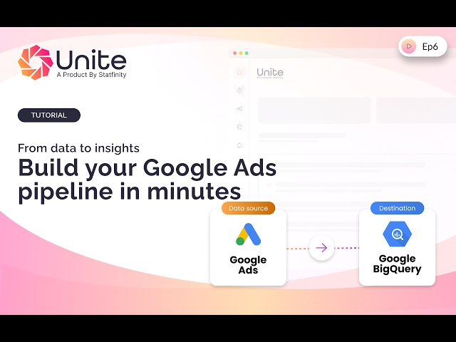 How to Connect Google Ads to BigQuery in Unite | Step by Step Guide