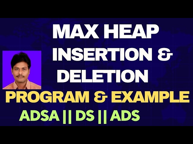 Max Heap Insertion and Deletion || Max Heap Program || Max Heap || Max Heap Example || Heap || DS