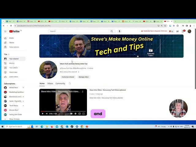 Steve's Tech Tips  Channel Intro