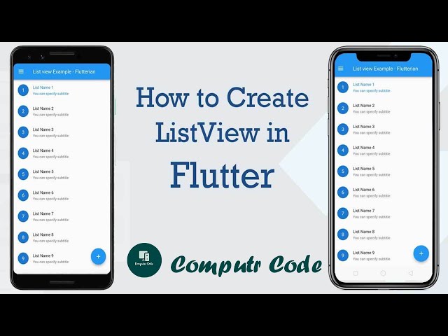 Flutter List View Builder | Computer Code