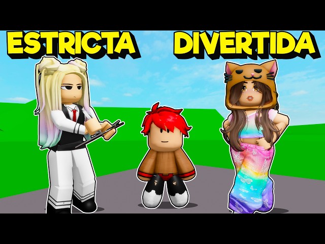 STRICT FAMILY VS FUN FAMILY in BROOKHAVEN ROBLOX