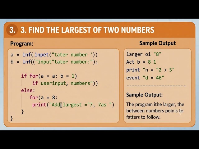 ​Top 5 Basic Python Programs with Explanation & Code | Python Beginner Guide