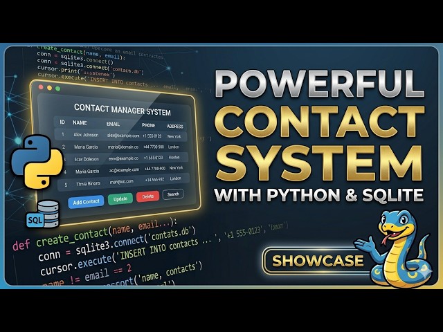 BEGINNER PROJECT: Simple Contact System