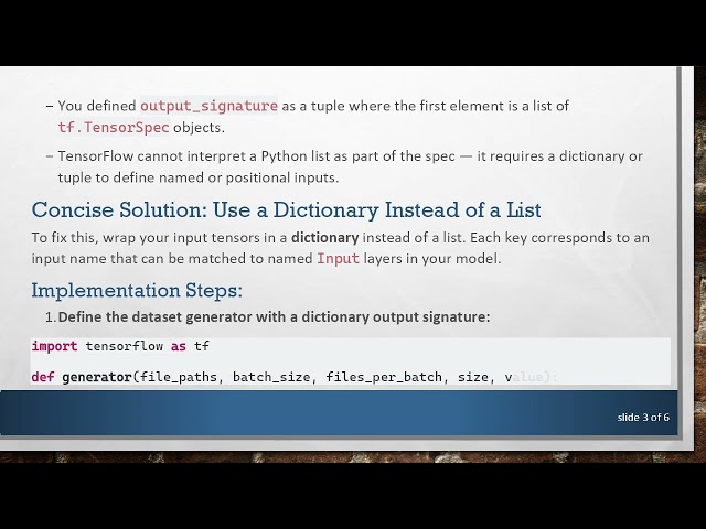 How to Use tf.data.Dataset.from_generator with Multiple Inputs in TensorFlow