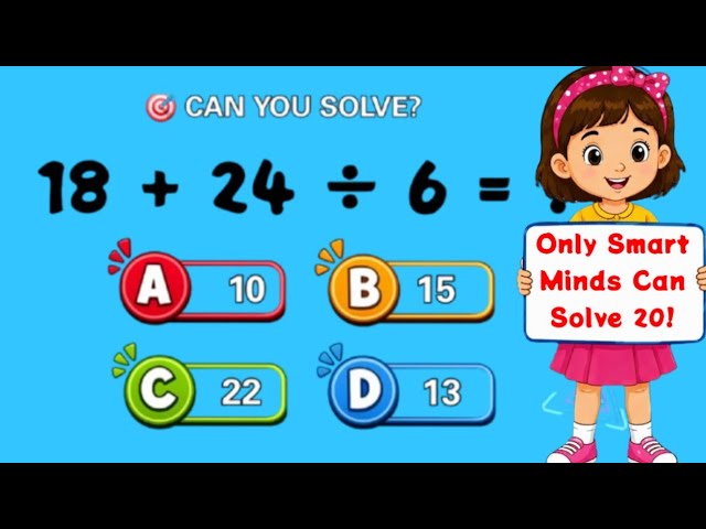 20 Math Puzzles That Will Test Your Brain! | Can You Solve Them All?
