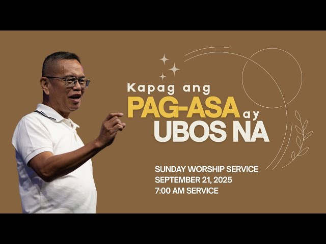 KAPAG ANG PAG-ASA AY UBOS NA | RICKY TANSIONGCO
