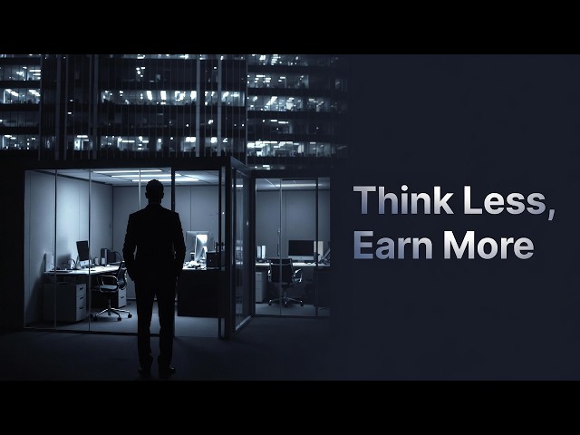 Why High Earners Think Less: The Cognitive Cost of Overthinking