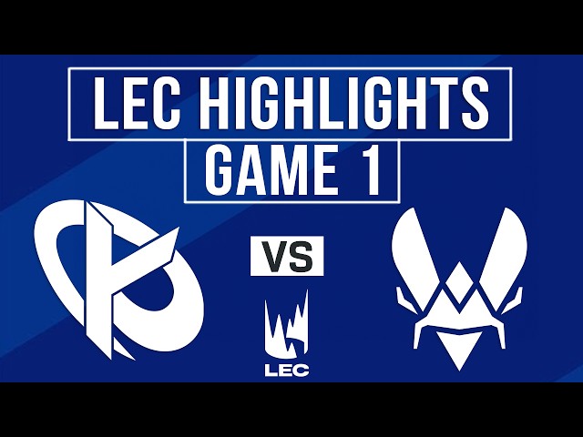 Resumen de la partida 1 KC vs VIT | LEC Summer 2026 | Karmine Corp vs Team Vitality