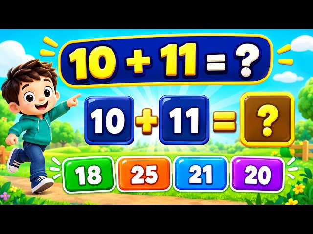 Fun Math Game for Preschool & Kindergarten