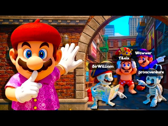 PLAYING HIDE AND SEEK in MARIO ODYSSEY *ONLINE* with YOUTUBERS | Razor