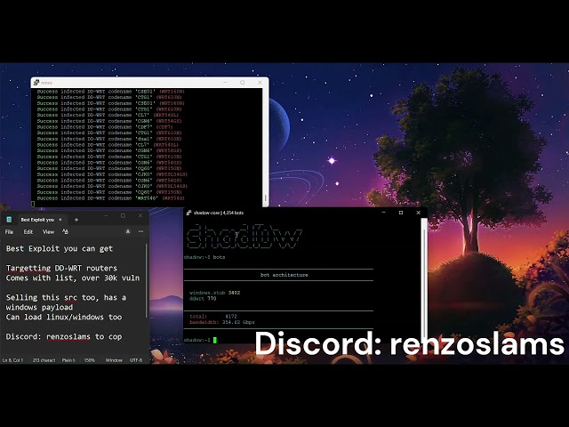 New exploit variant DD-WRT loading routers to mirai ARM arch DESC