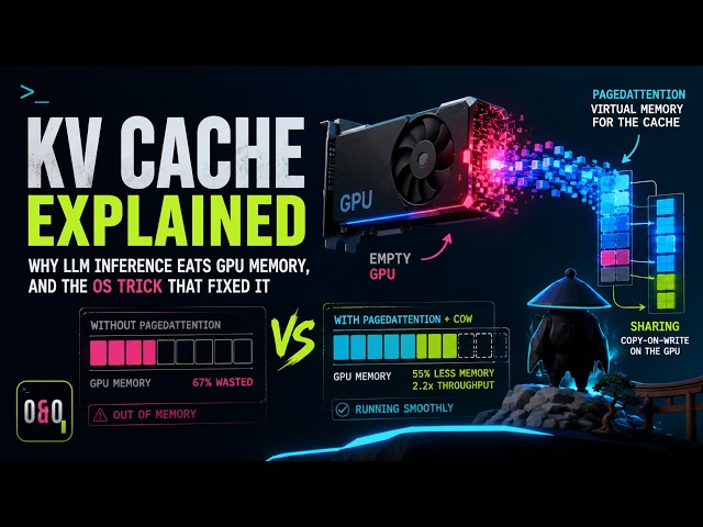 KV Cache Explained | Why LLM Inference Eats GPU Memory, and the OS Trick That Fixed It