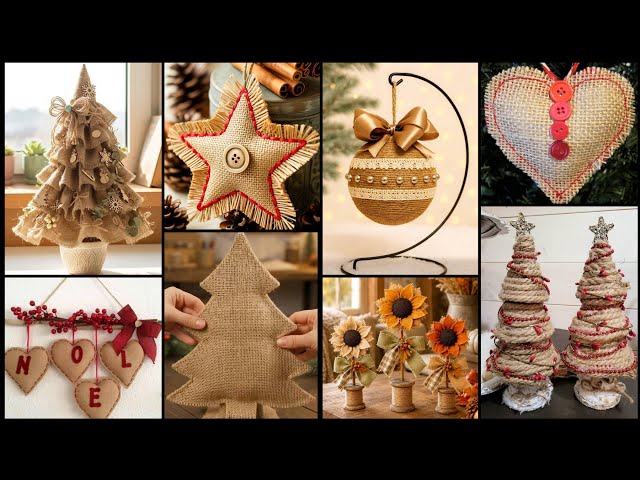 Stunning Jute Crafts & Home Decor | Unique Handmade DIY Ideas for Rustic and Elegant Interiors🌲🪡🎅