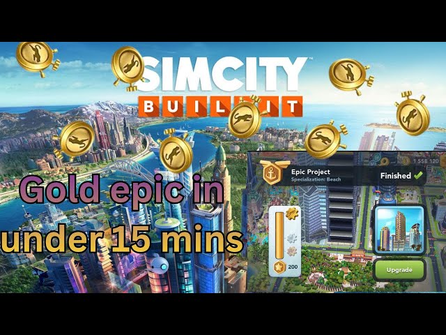 SimCity BuildIt - How to do Epic Projects Faster!!! Full Guide