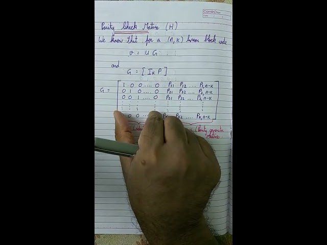 Parity Check Matrix