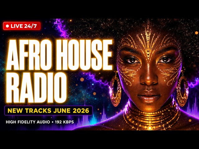 🔴 Afro House · Organic House · Deep House — 24/7 Live Radio