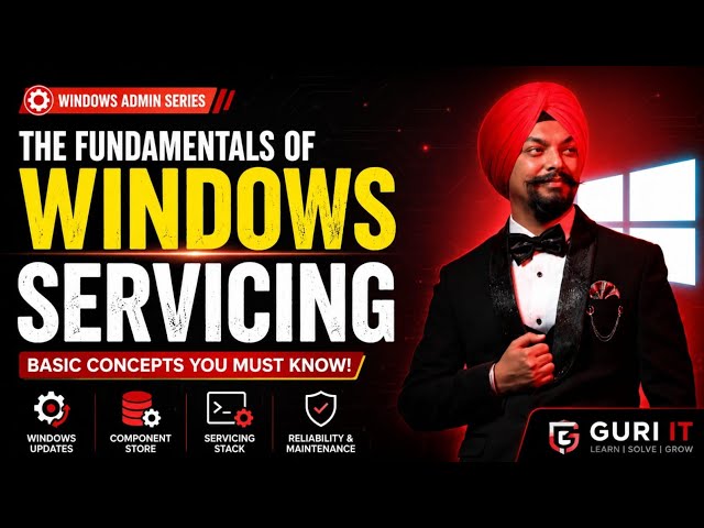 Basic Concepts of Windows Servicing you must know!!