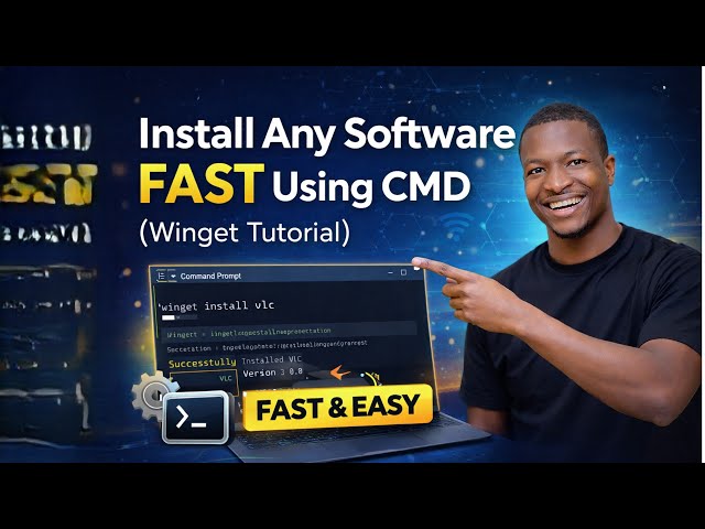 Install Any Software FAST Using CMD (Winget Tutorial)