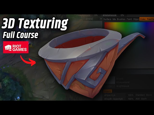 Handpaint Texturing - Full Course for 3D Artists