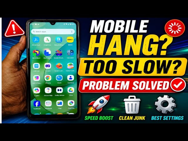 Mobile Hang? Too Slow? ⚡ Fix Android Lag & Boost Speed |