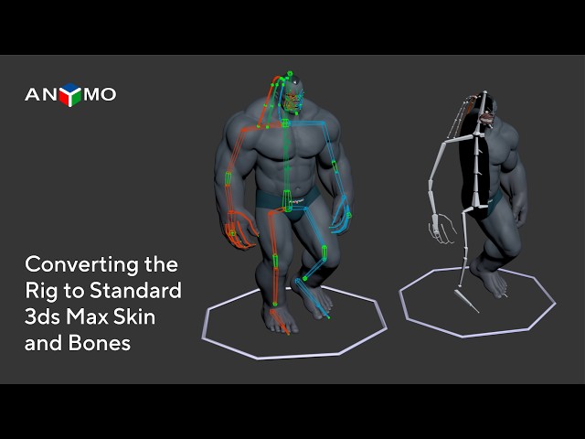 Converting the Rig to Standard 3ds Max Skin and Bones