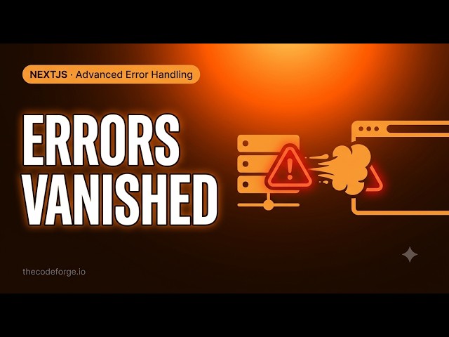 Next.js Advanced Error Handling: Server Component errors silently