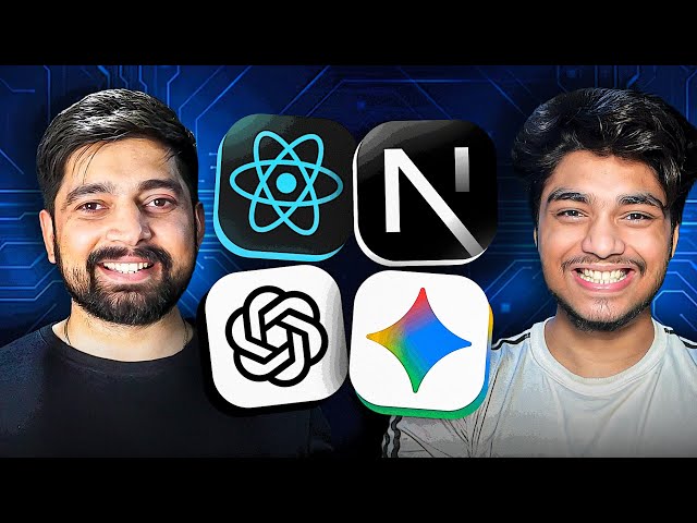 Launching React and NextJS course with 3 AI projects YT